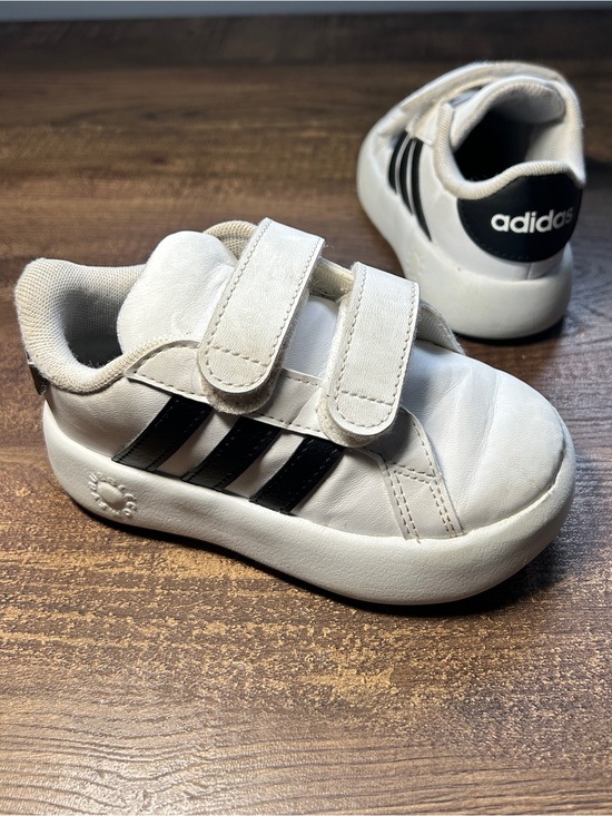 adidas Other - adidas White & Black Velcro Sneakers